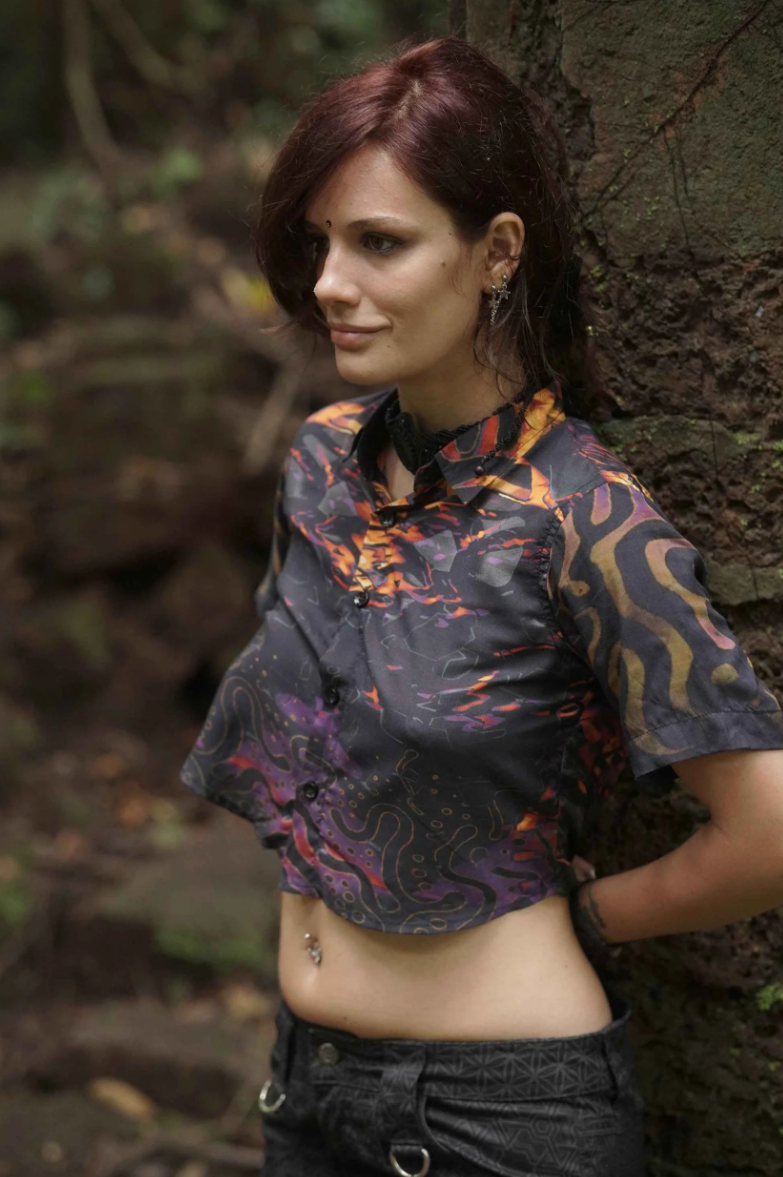 Bamboo Crop Shirt - Straya