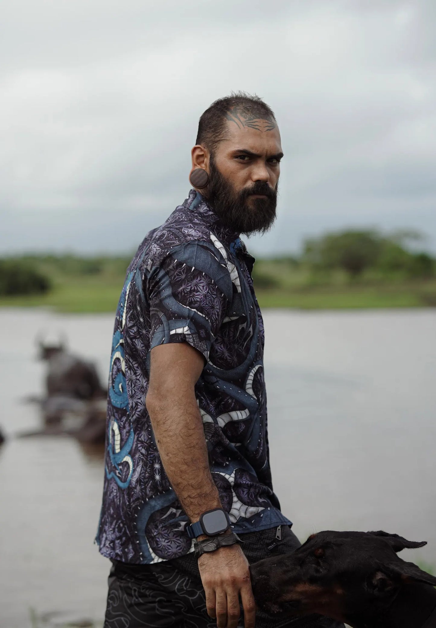 Bamboo Shirt - PYTHON SWIRL V2