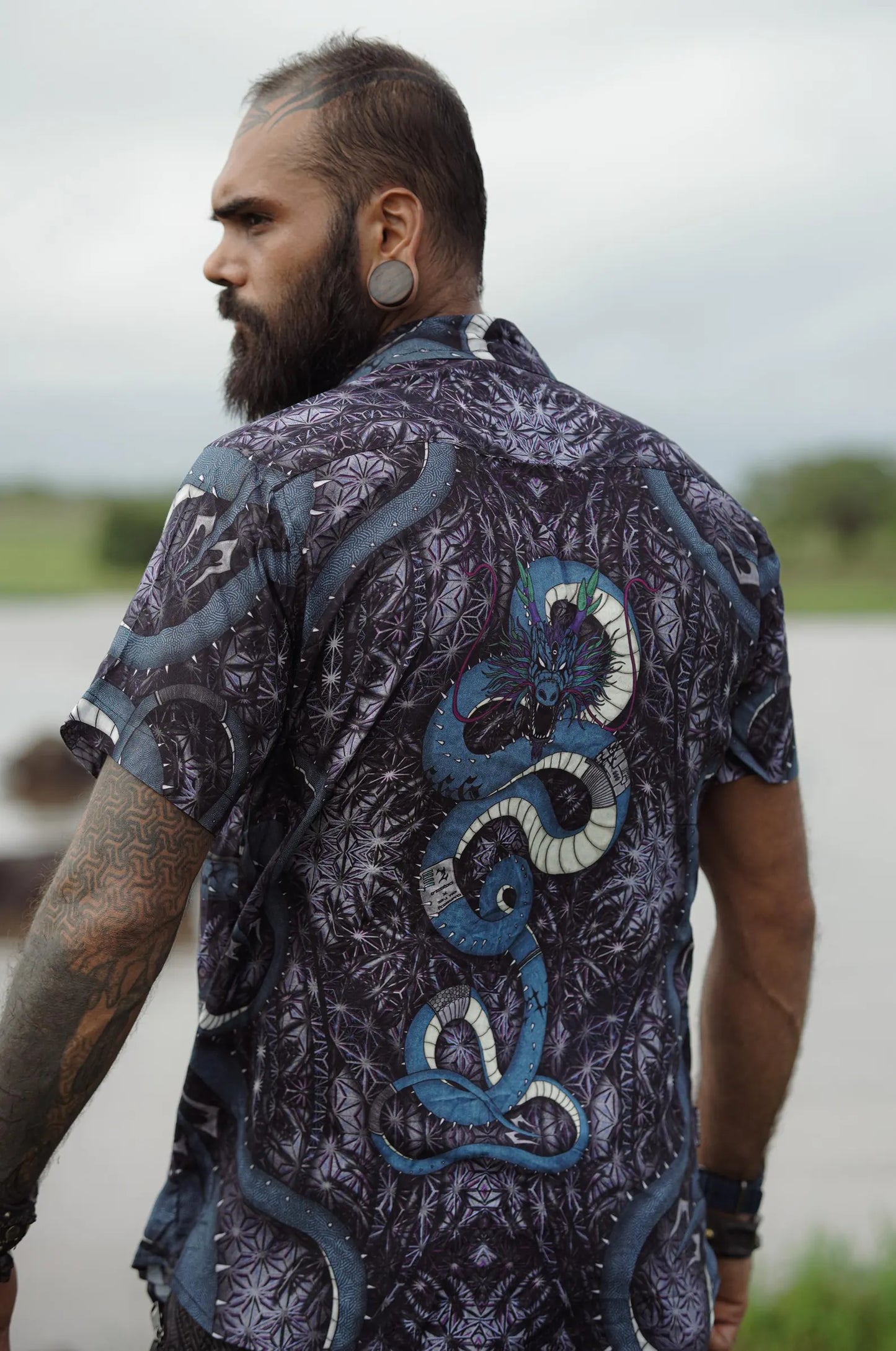 Bamboo Shirt - PYTHON SWIRL V2