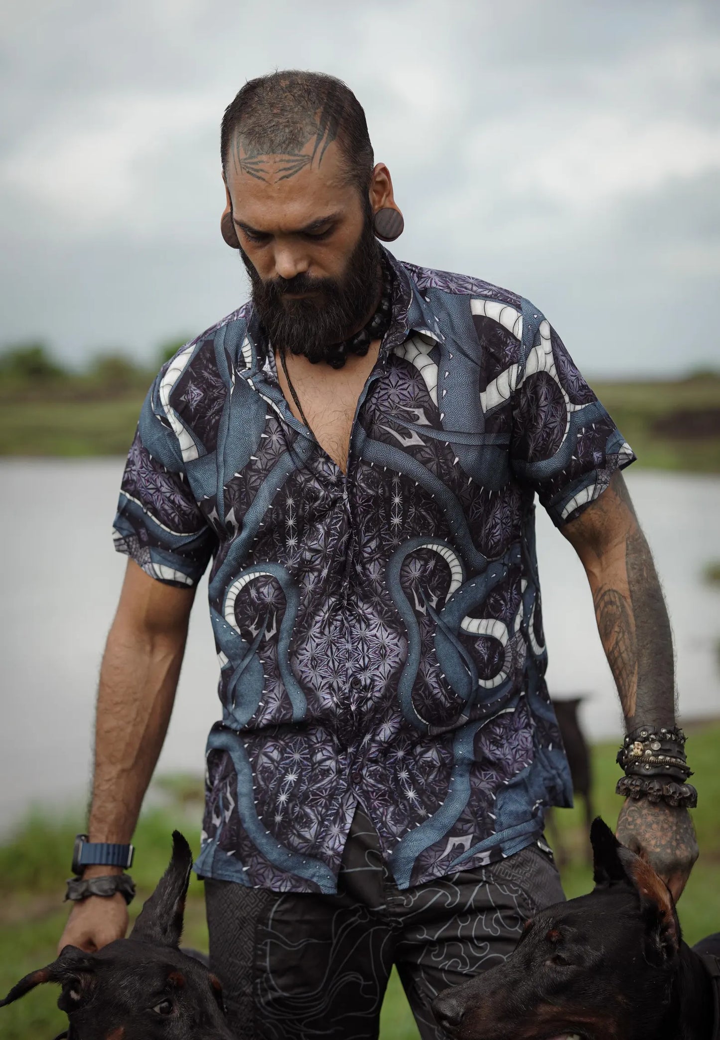 Bamboo Shirt - PYTHON SWIRL V2