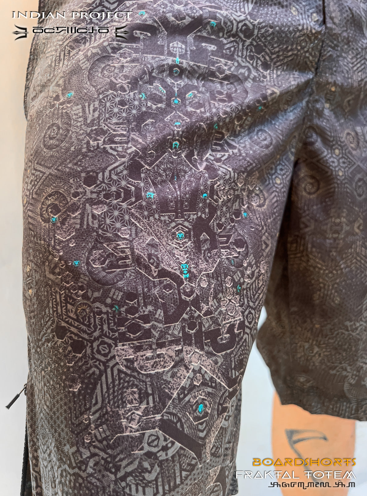 Board Shorts - Fraktal Totem