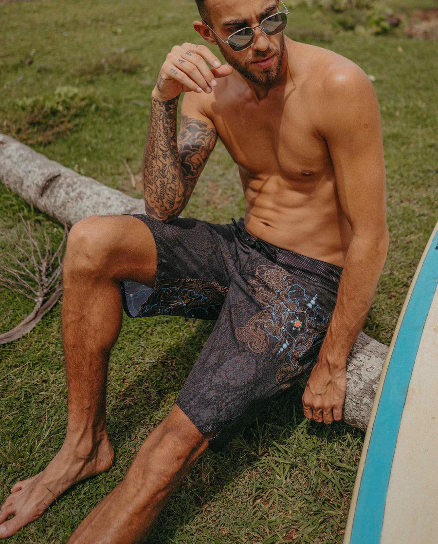Board Shorts - PAKAL SNAKE