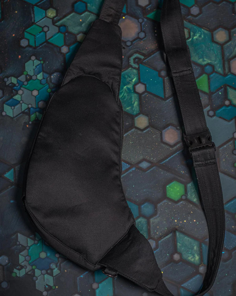 Botta Bag - Cotton Printed Clip - Black TRIBALSEA