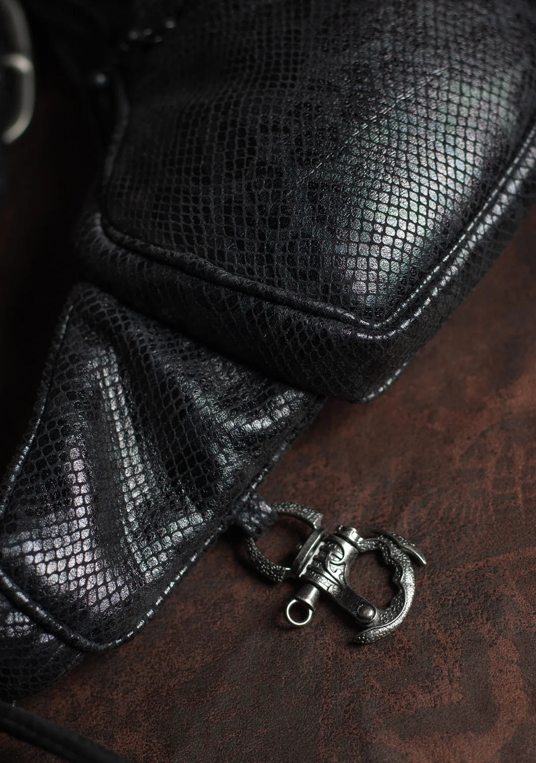 Botta Bag - Fake Leather Buckle - BLAK MAMBA