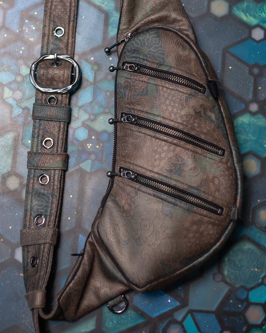 Botta Bag - Fake Leather Buckle - DRAGONS