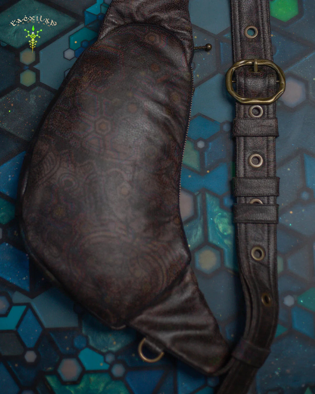Botta Bag - Fake Leather Buckle - Grey PSYGALAK Snake