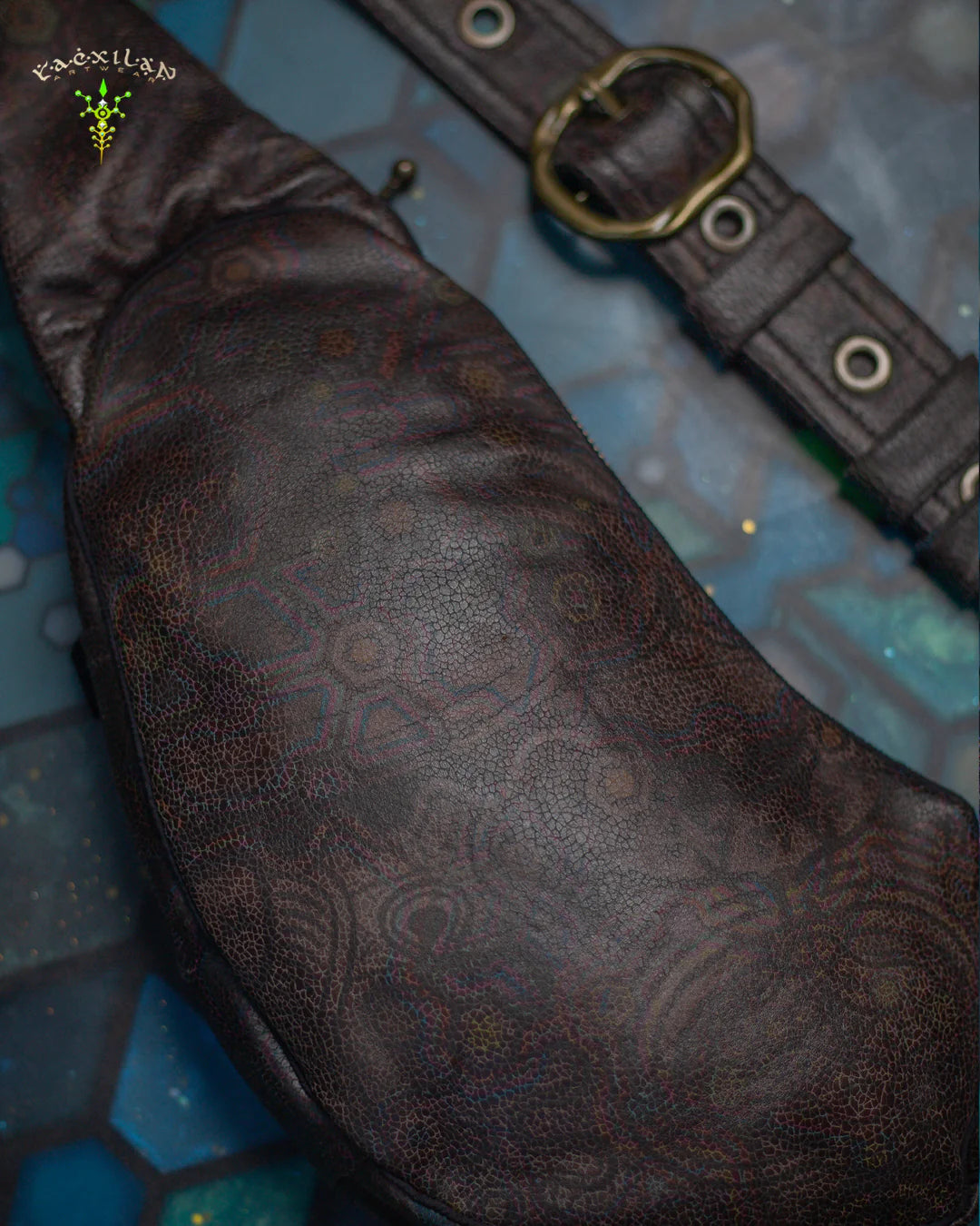 Botta Bag - Fake Leather Buckle - Grey PSYGALAK Snake