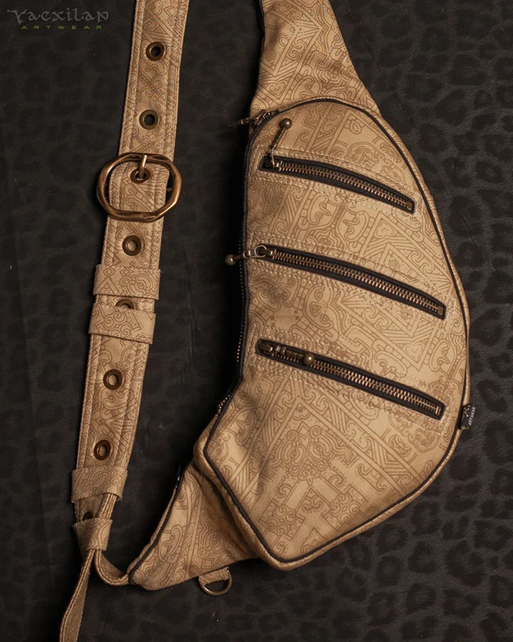 Botta Bag - Cotton Printed Buckle - Sand MAYAZ