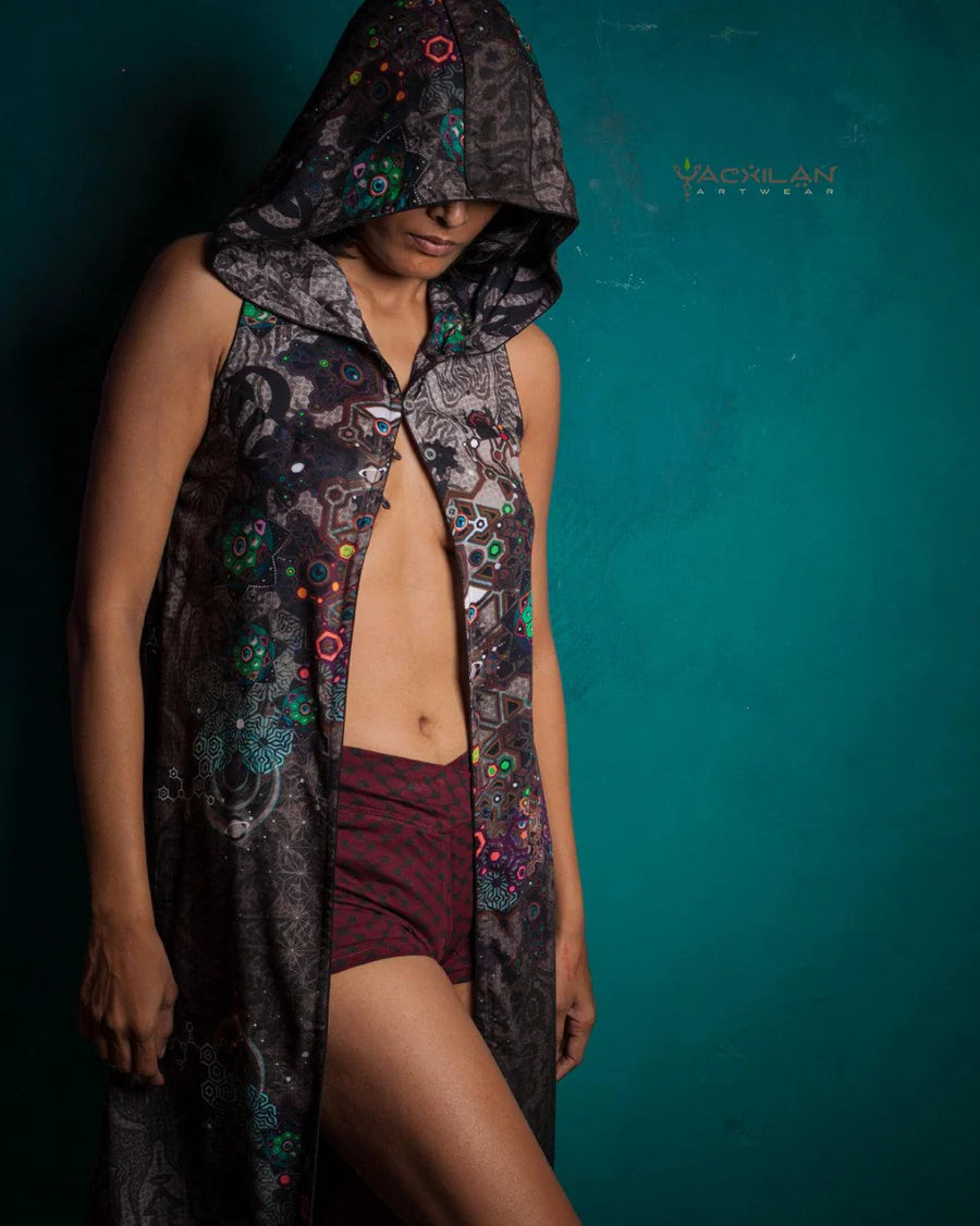 Hooded Long Dress - Viscose - VENADO BLANCO