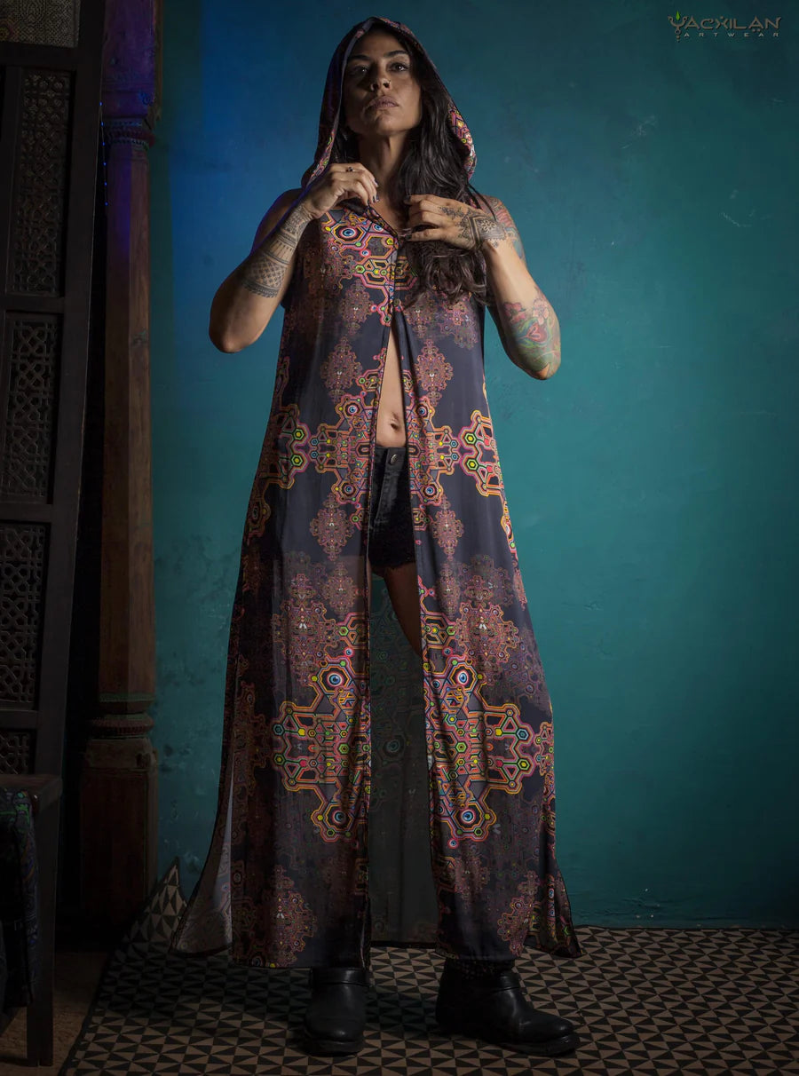 Hooded Long Dress / Viscose - DEMETRIO