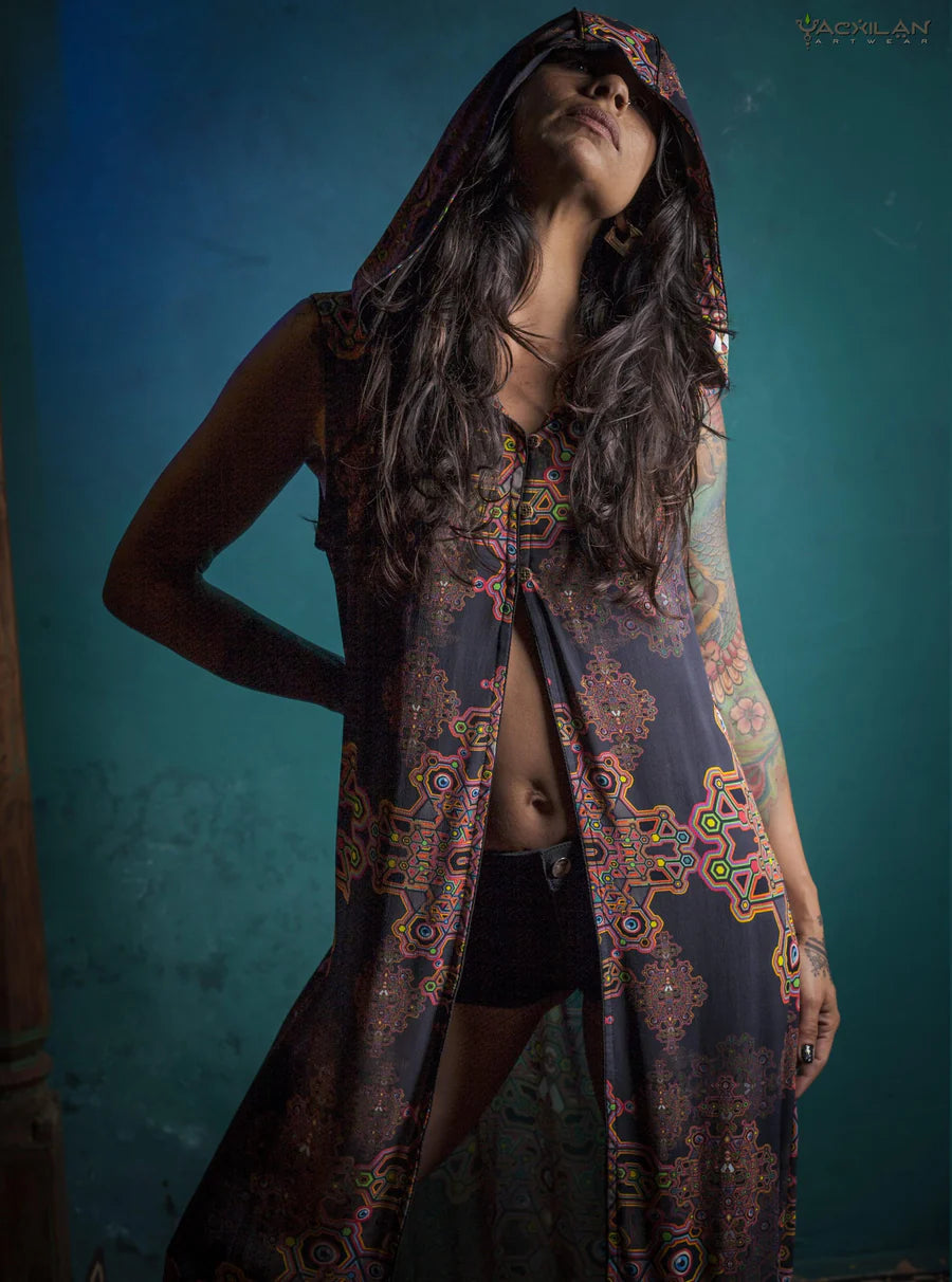 Hooded Long Dress / Viscose - DEMETRIO