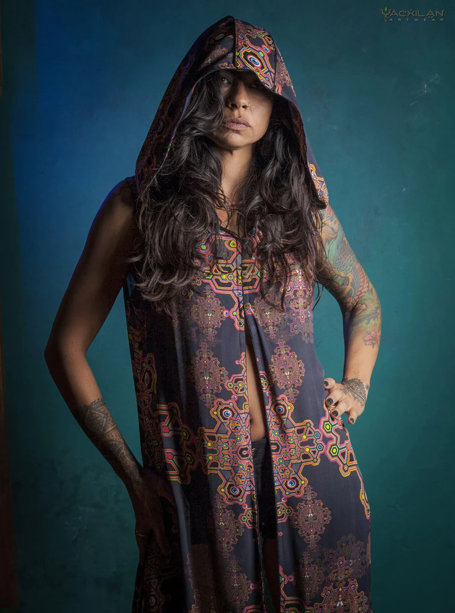 Hooded Long Dress / Viscose - DEMETRIO