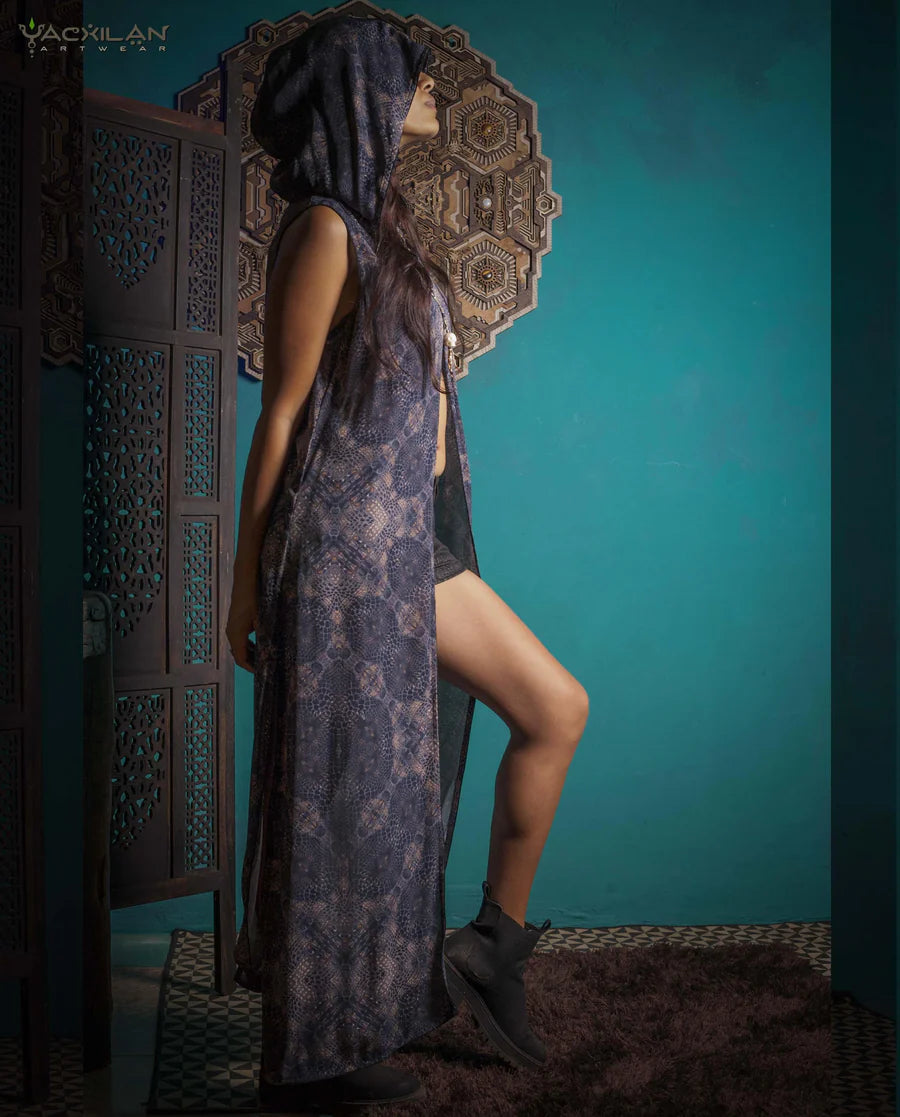 Hooded Long Dress / Viscose - GATORX