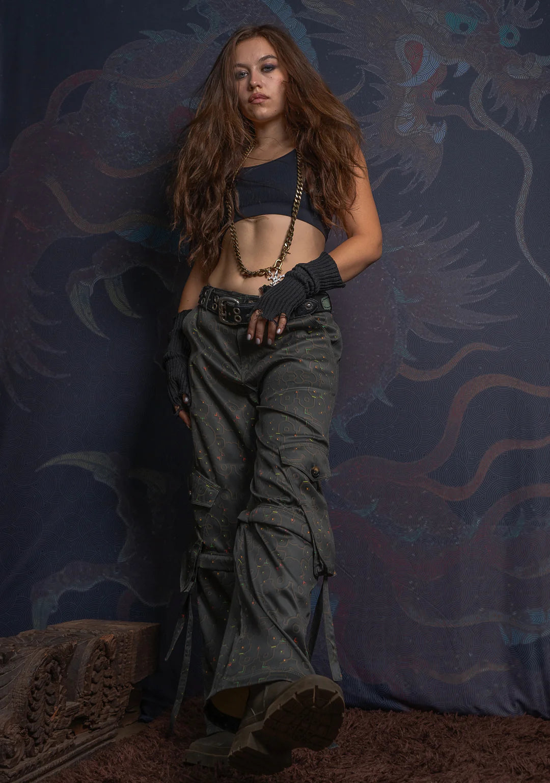 Pants Baggy Pockets Special Edition - REBIRTH OF IKARO Forest