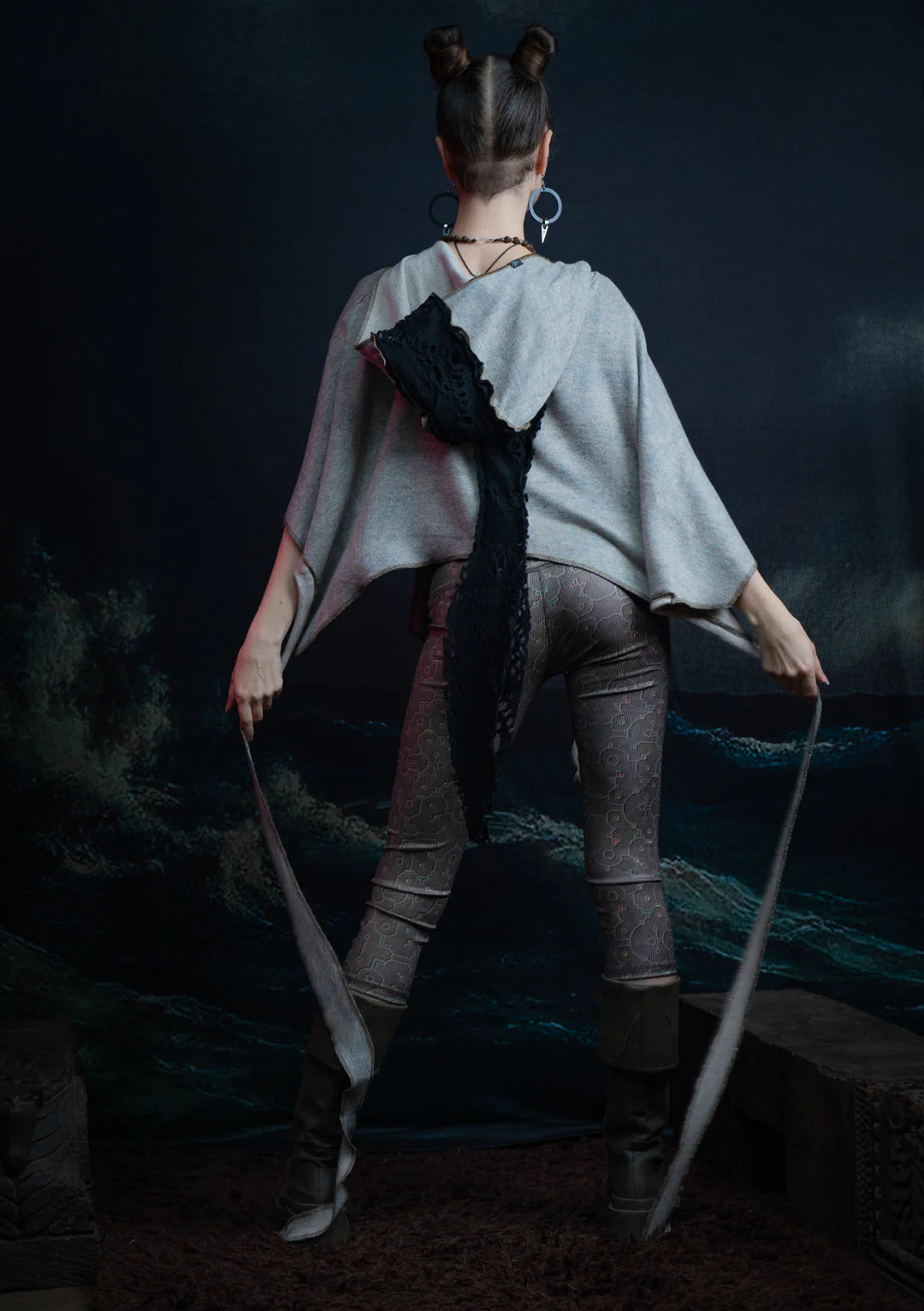 Sweater / Shall Knits - MANTA SKUNK SQWID Elders