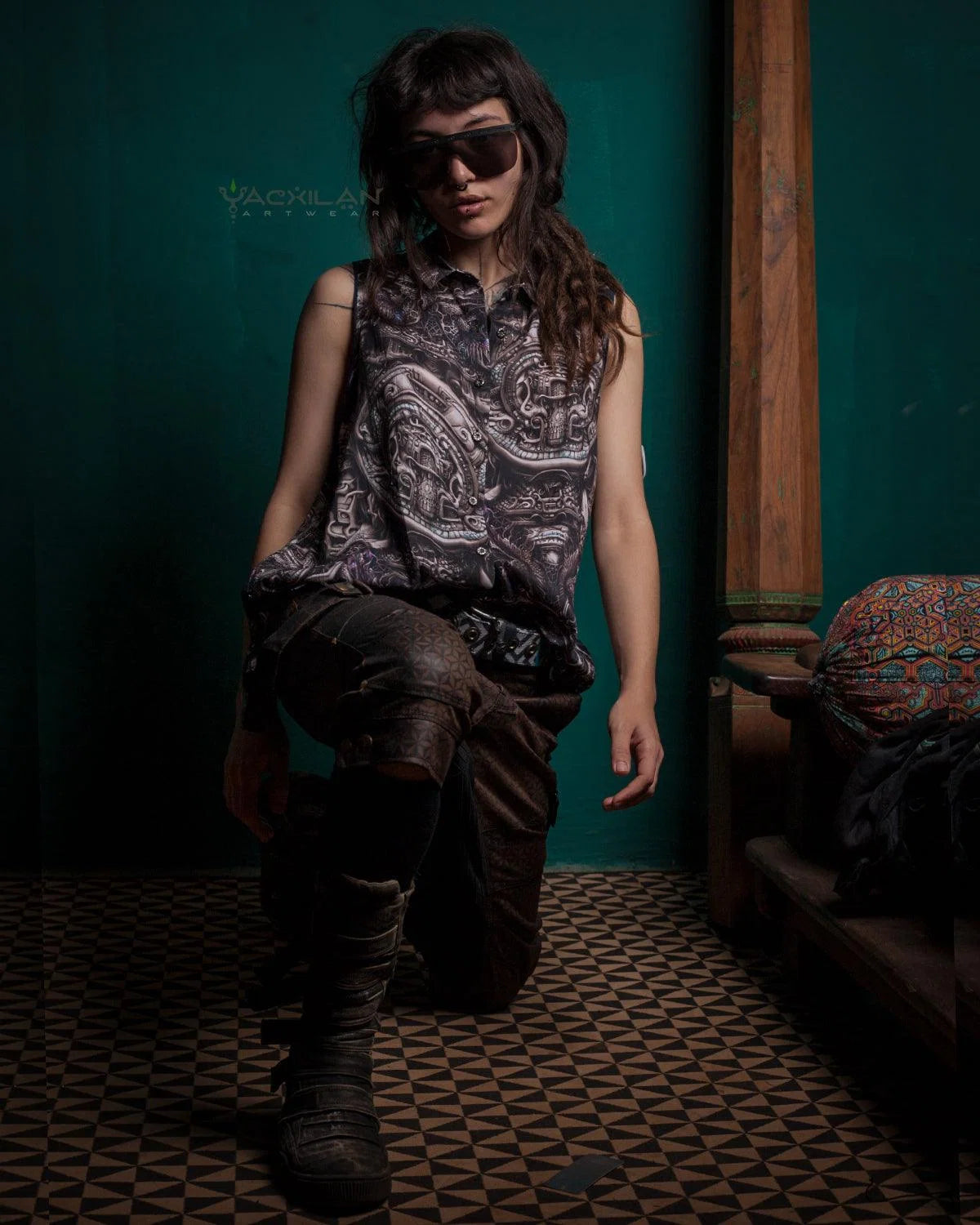 Sleeveless Shirt - Bamboo - KETZALCOATL