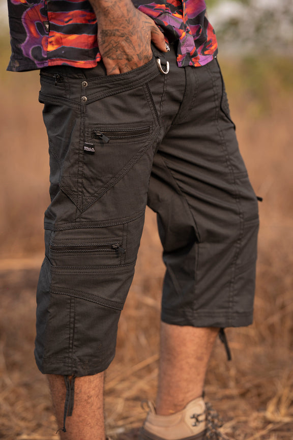 Shorts - Covid 3/4 Cargo - Dark grey