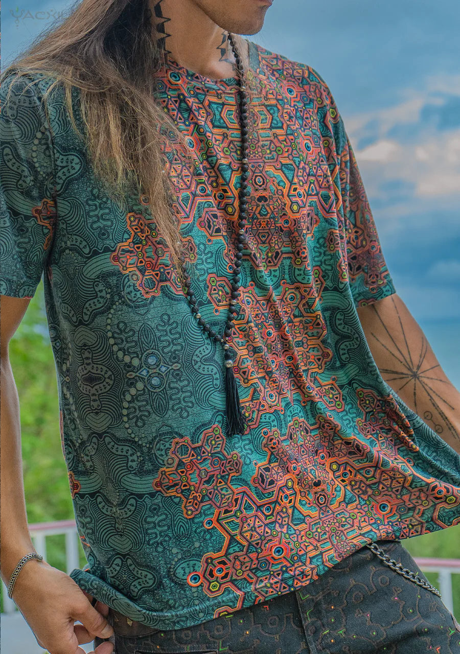 T-Shirt Men / Cotton Supima AOP - ATLANTIS
