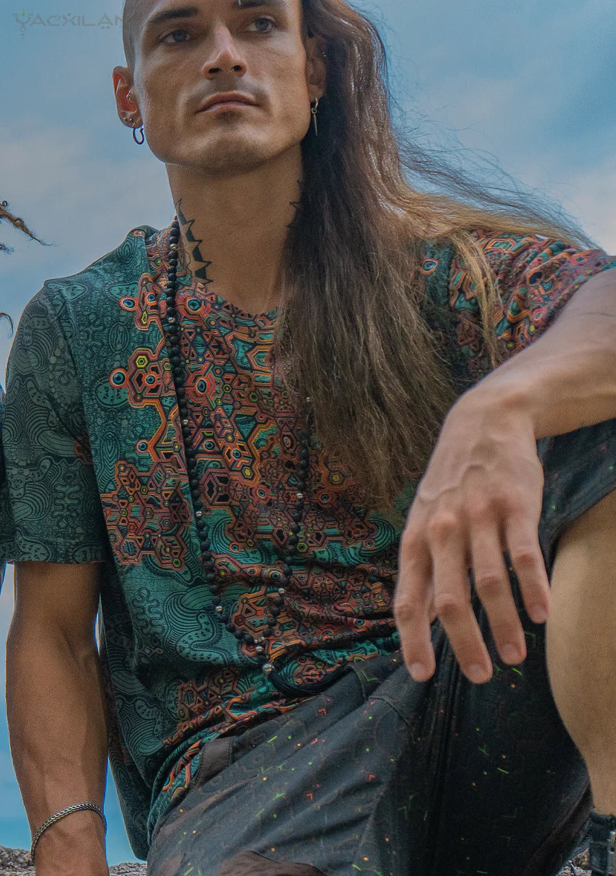 T-Shirt Men / Cotton Supima AOP - ATLANTIS