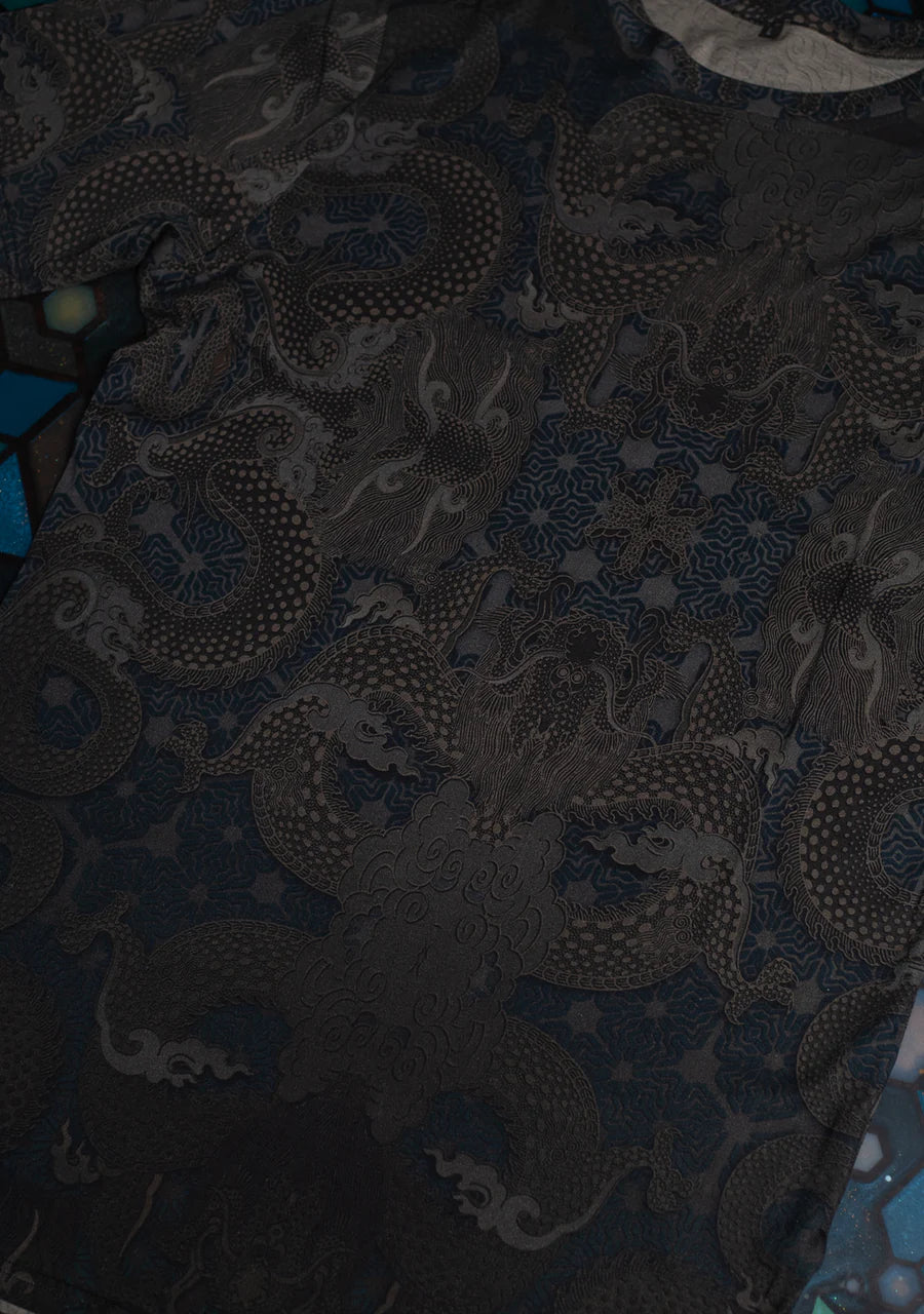 T-Shirt Men / Cotton Supima AOP - DRAGONS