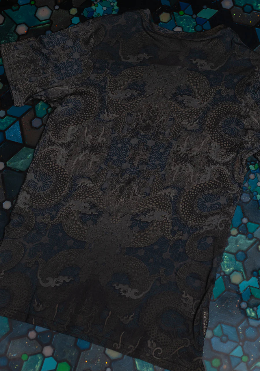 T-Shirt Men / Cotton Supima AOP - DRAGONS