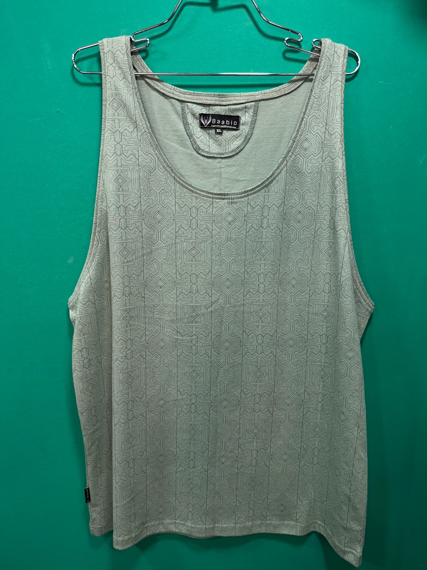 Tank T-shirt - MAGMA CODEX - light green