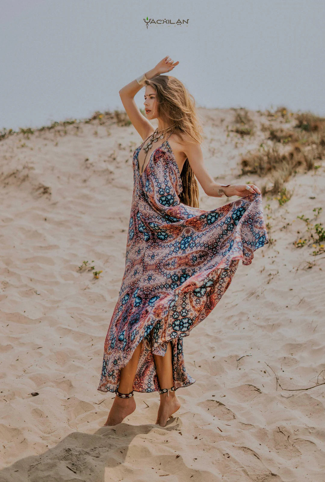 Triangle Long Dress / Bamboo - OZAKI 8