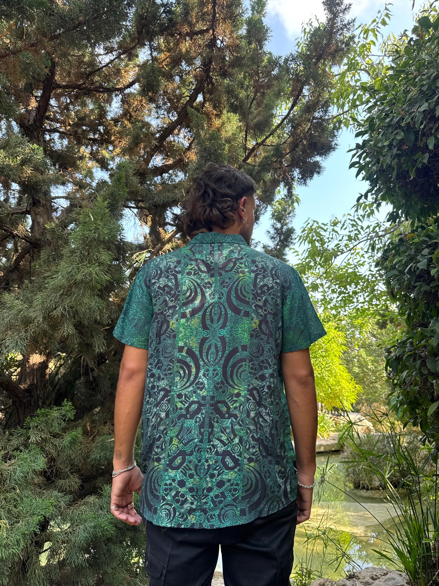 Viscose Shirt - Acid Forest