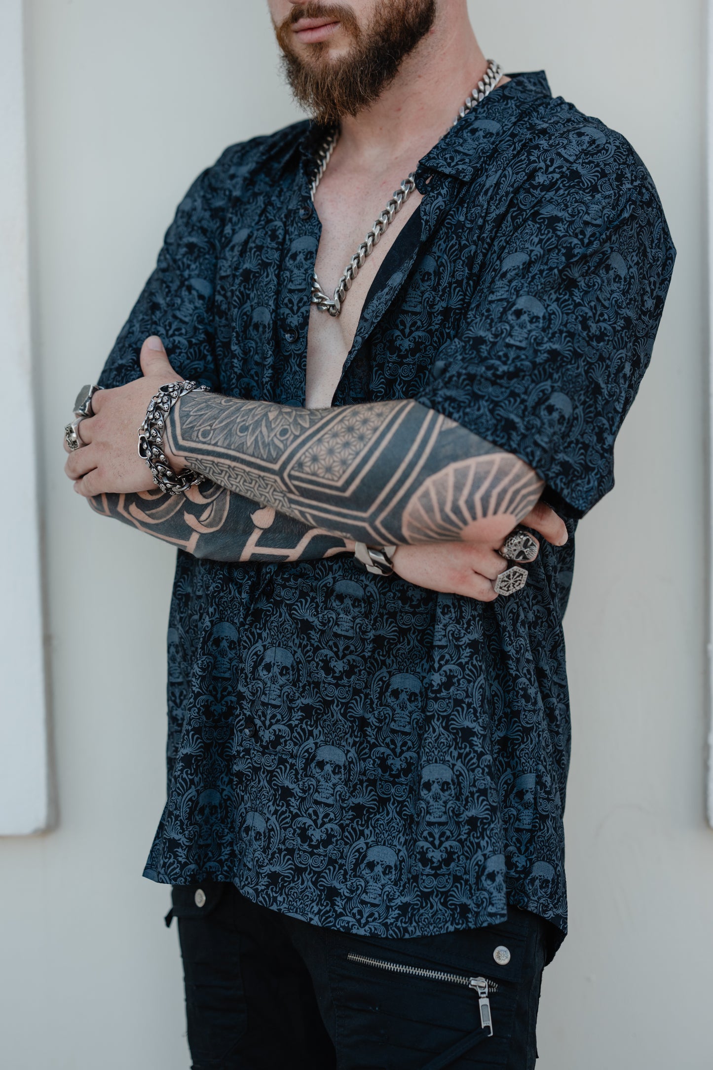 Viscose Shirt - CANCUN SKULL