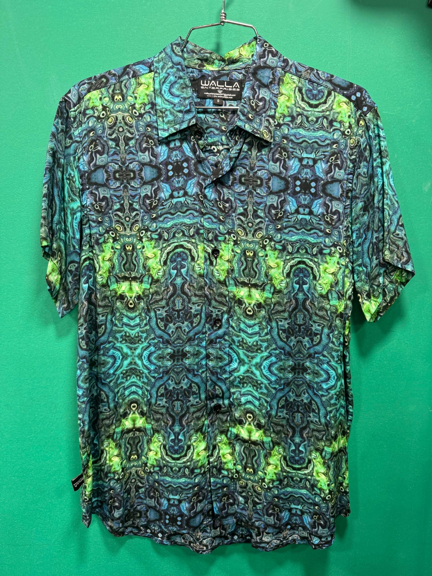 Viscose Shirt - Ocean blast