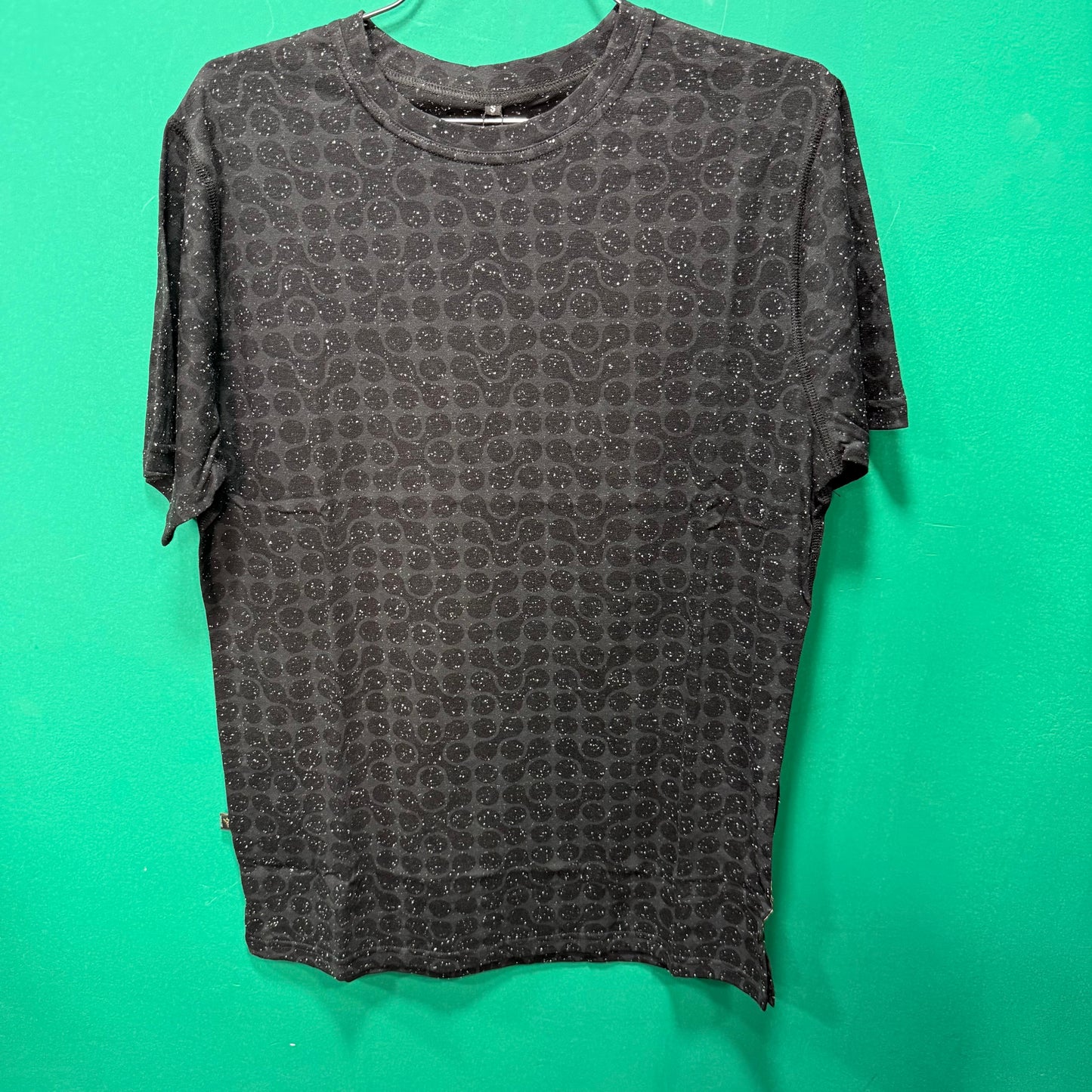 T-Shirt Men / Cotton Supima AOP - Black TETRIS