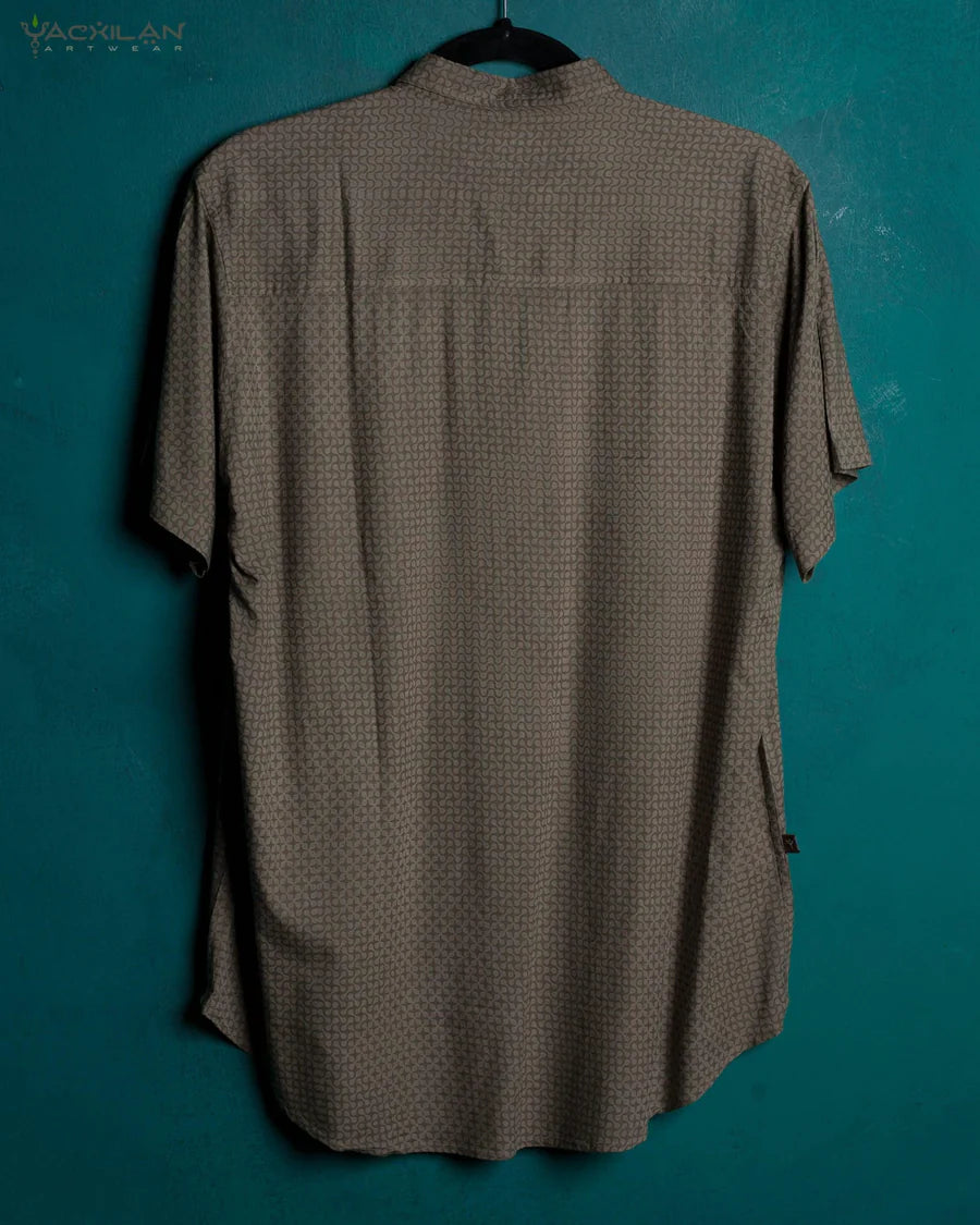 Yacxilan - Viscose Screenprint - Sand DROOL