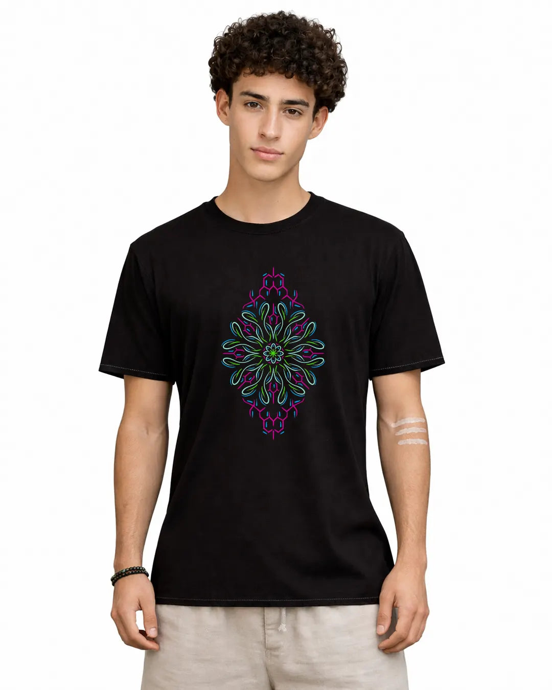 UV T-Shirt - Psychedelic Flower