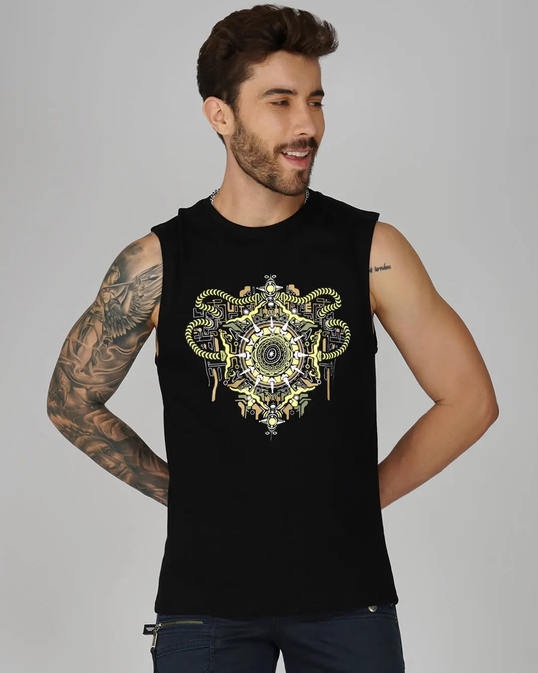 UV Tank Top - Mechanical Face