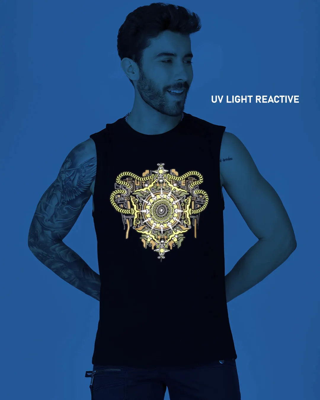 UV Tank Top - Mechanical Face