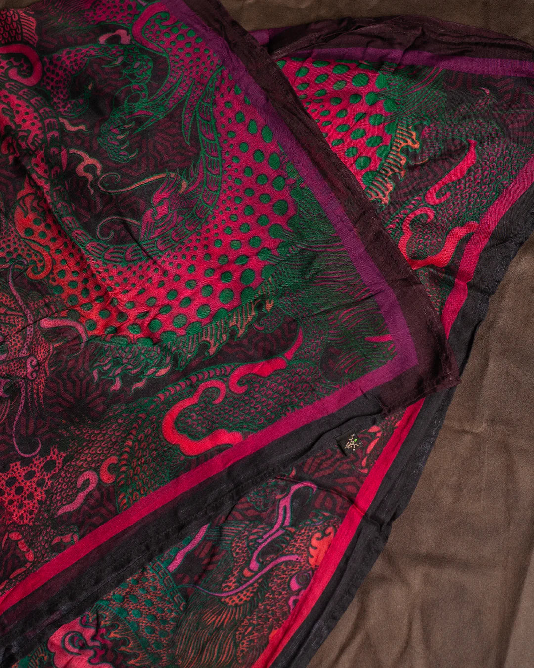 Scarf / Pareo - Bamboo - FIRE DRAGONS Line