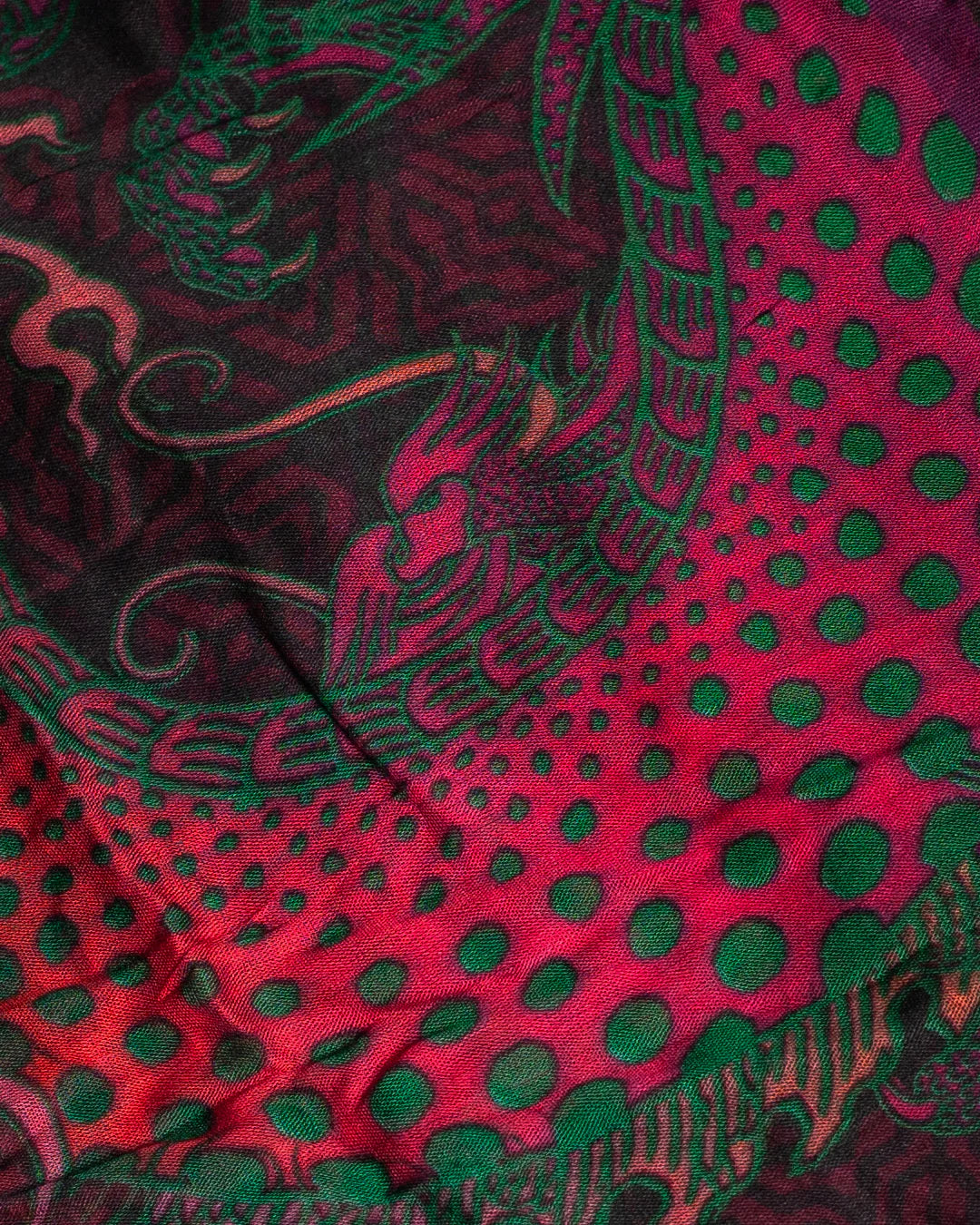 Scarf / Pareo - Bamboo - FIRE DRAGONS Line