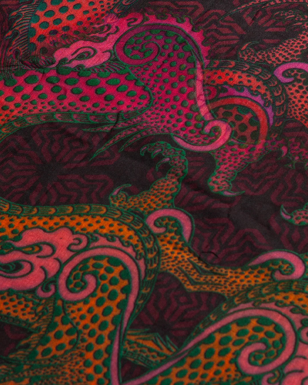 Scarf / Pareo - Bamboo - FIRE DRAGONS Line