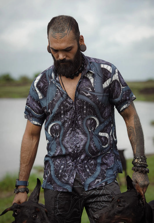 Bamboo Shirt - PYTHON SWIRL V2