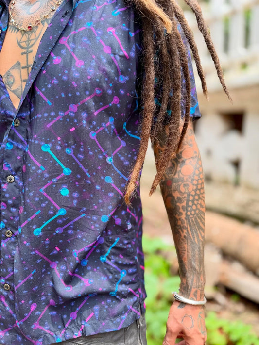 Bamboo Shirt -Psychadelic Purple