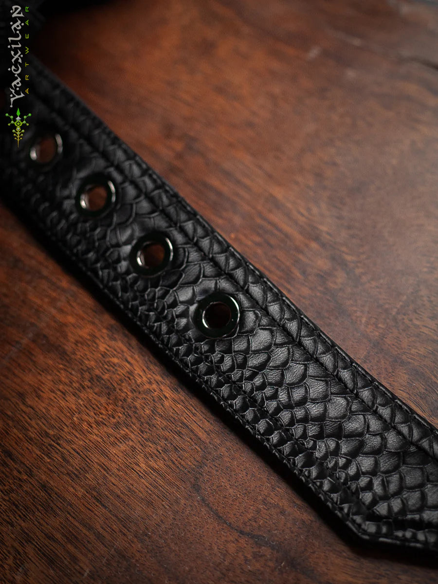 Belt / Fake Leather / - BLAK COBRA Hook Buckle