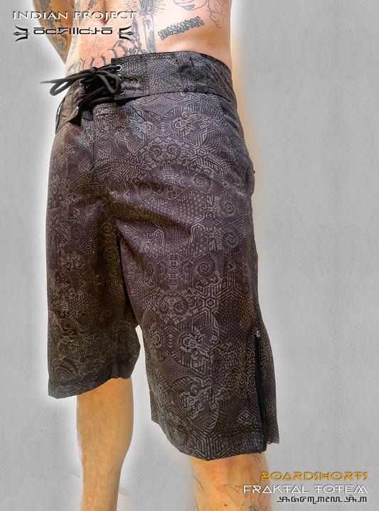 Board Shorts - Fraktal Totem