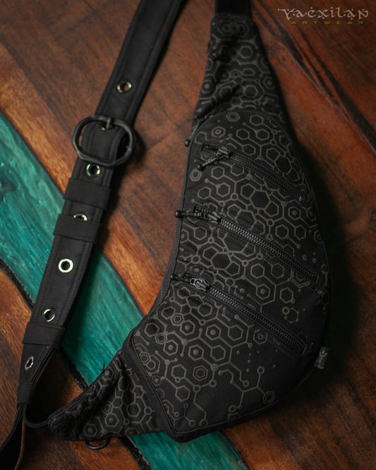 Botta Bag - Cotton Printed - Black KAMBOZII