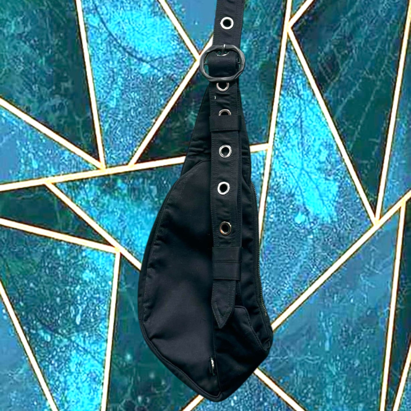 Botta Bag - Cotton Printed - Black KAMBOZII