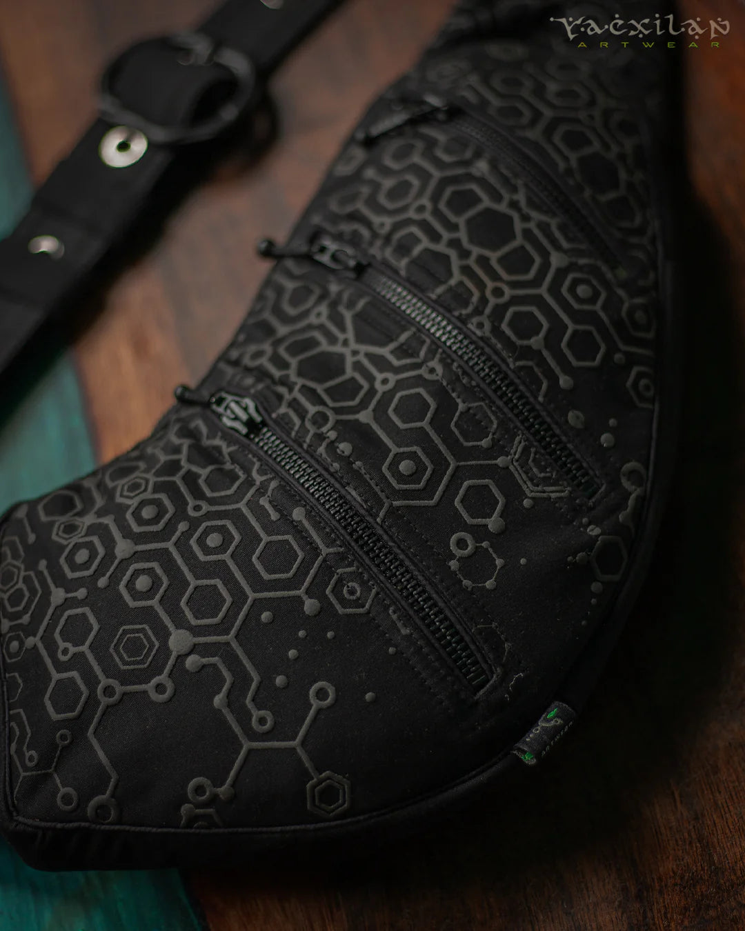 Botta Bag - Cotton Printed - Black KAMBOZII