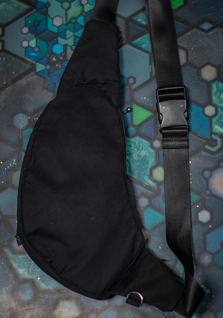 Botta Bag - Cotton Printed Clip - Black BUFO