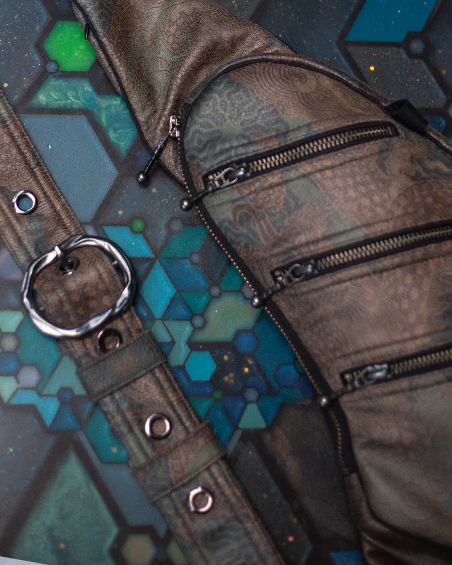 Botta Bag - Fake Leather Buckle - DRAGONS
