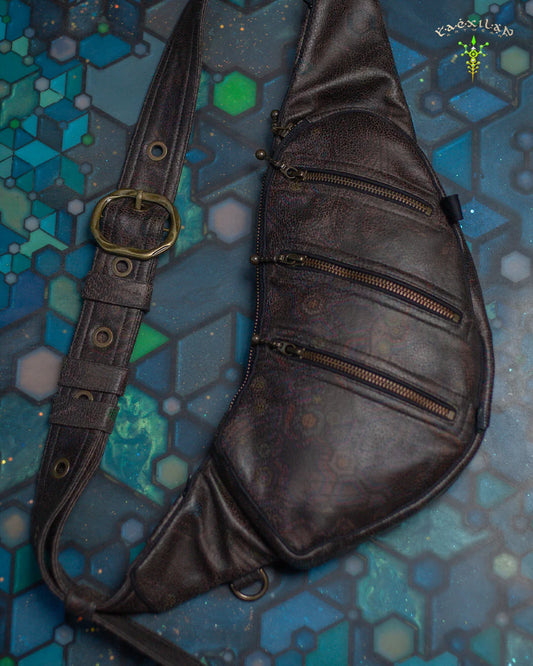 Botta Bag - Fake Leather Buckle - Grey PSYGALAK Snake