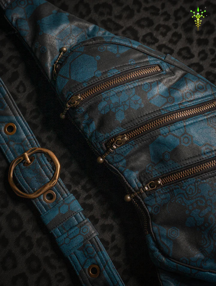 Botta Bag - Fake Leather Buckle - Teal SHAMANKA