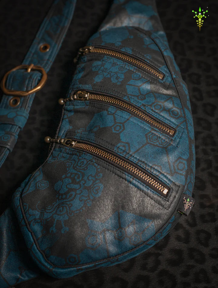 Botta Bag - Fake Leather Buckle - Teal SHAMANKA
